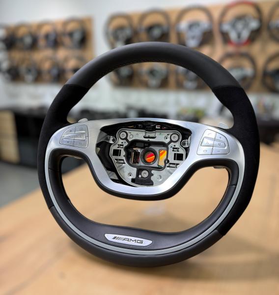Lenkrad neu Beziehen für MB C43 C63s GLC43 W464 W205 W213 AMG